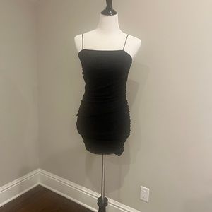 black sparkly mini dress, never worn